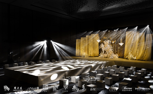 星梦奇遇邂逅湾区之心,广州星河吉酒店婚宴沙龙鎏金启幕