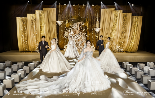 星梦奇遇邂逅湾区之心,广州星河吉酒店婚宴沙龙鎏金启幕